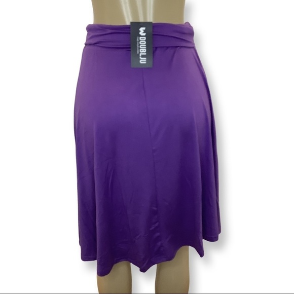 Doublju Skater Skirt Purple Size Small New With Tags - Picture 3 of 4